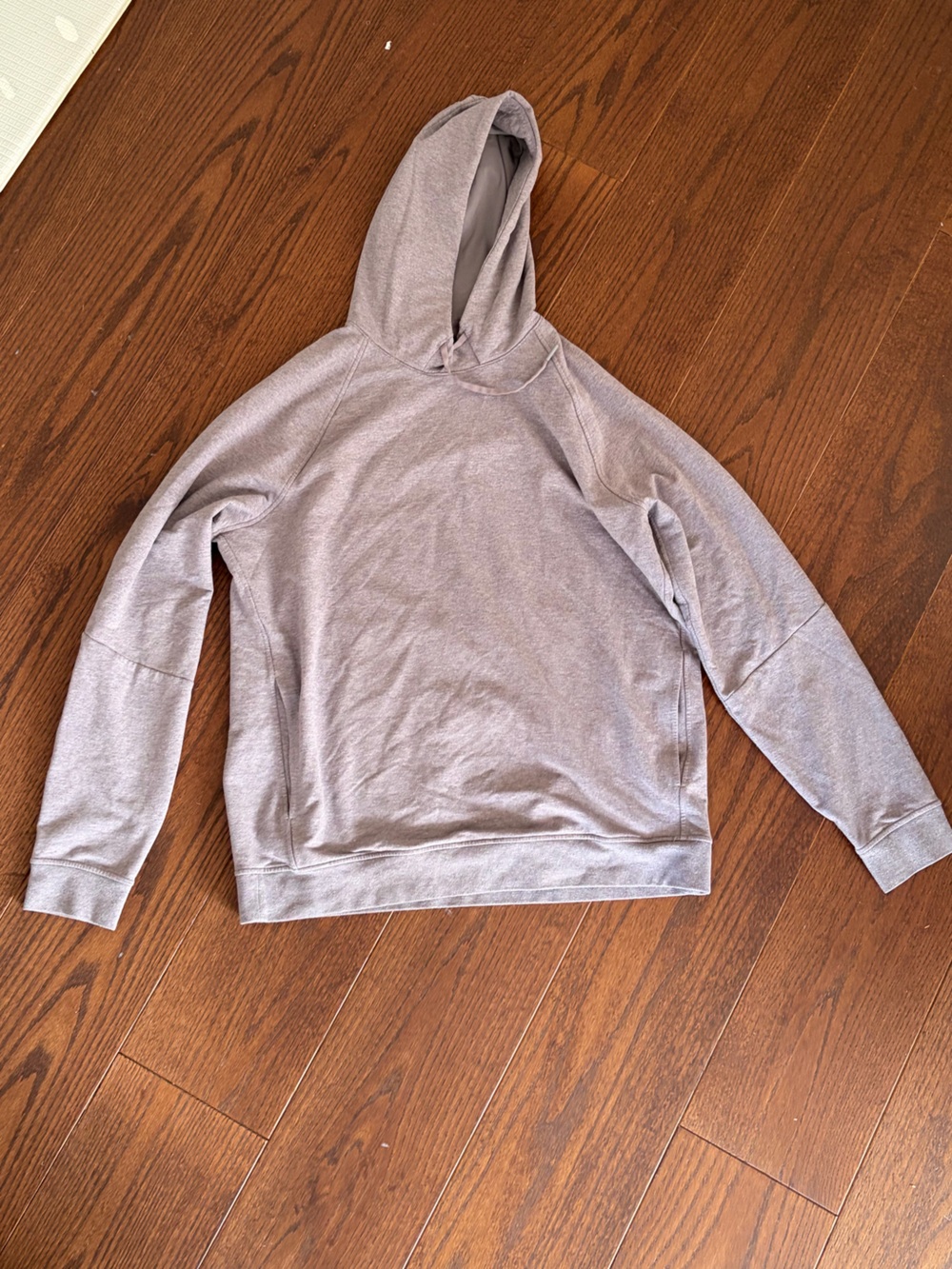 lululemon athletica Heather Gray/Purple Pullover Hoodie size XL
